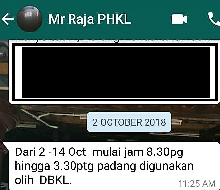 Whatsapp message