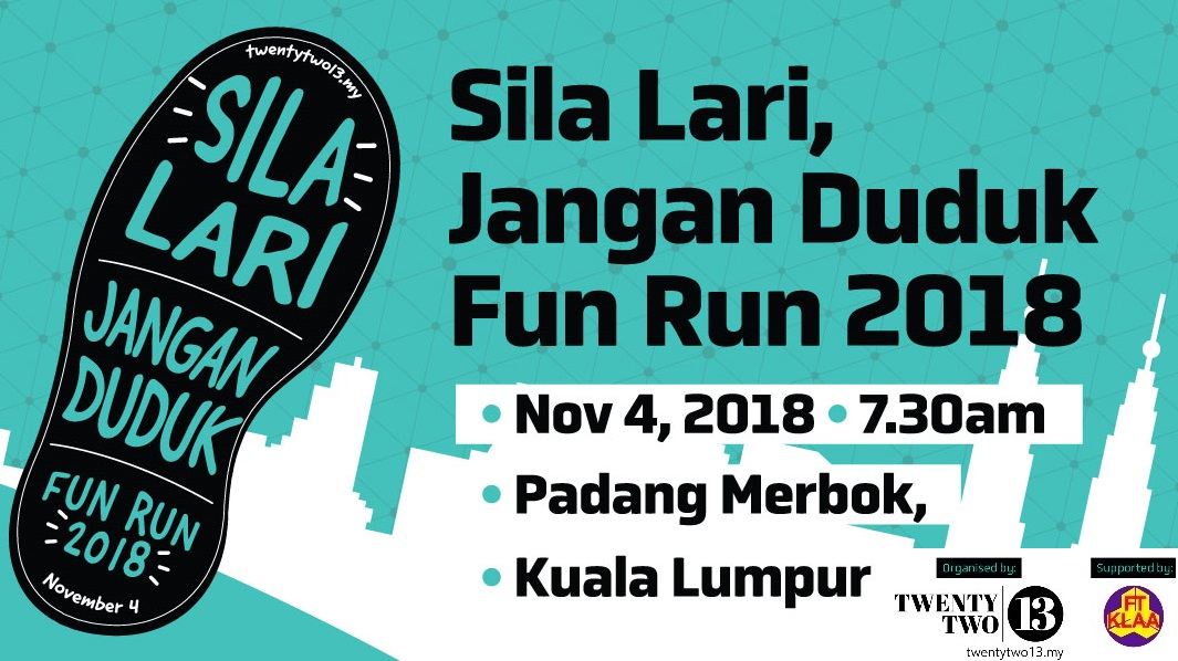 Sila Lari, Jangan Duduk Fun Run 2018