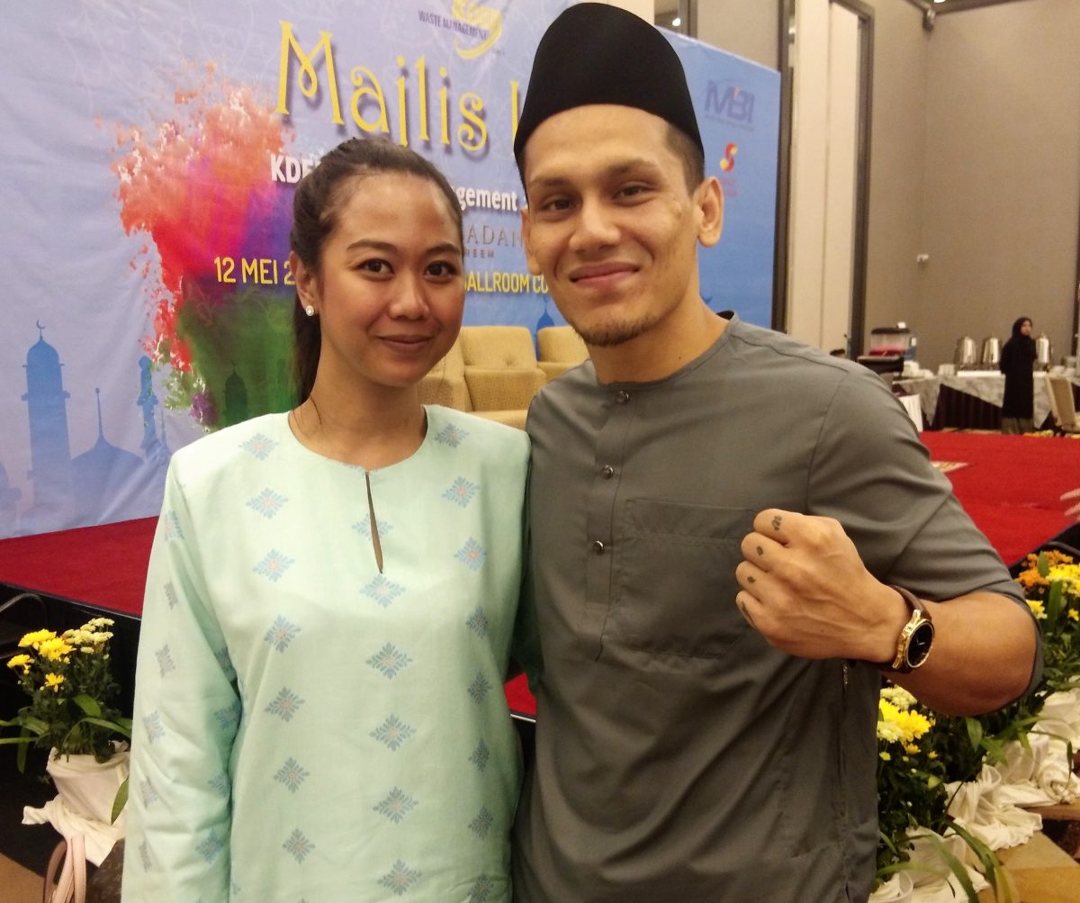 Shareh Nasrullah and Siti Nor Syazwan
