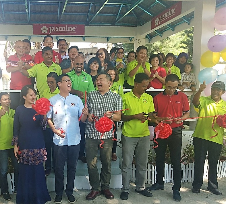 Opening ceremony of gazebo