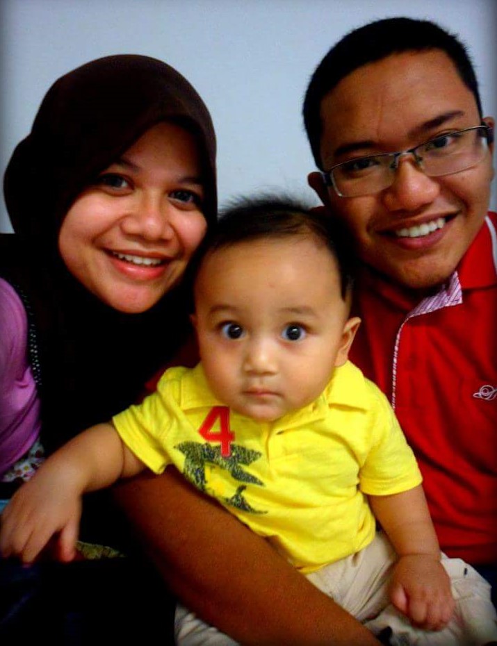 rina, Amir and Aqil Hamzah