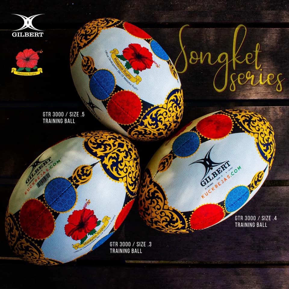 Songket rugby balls