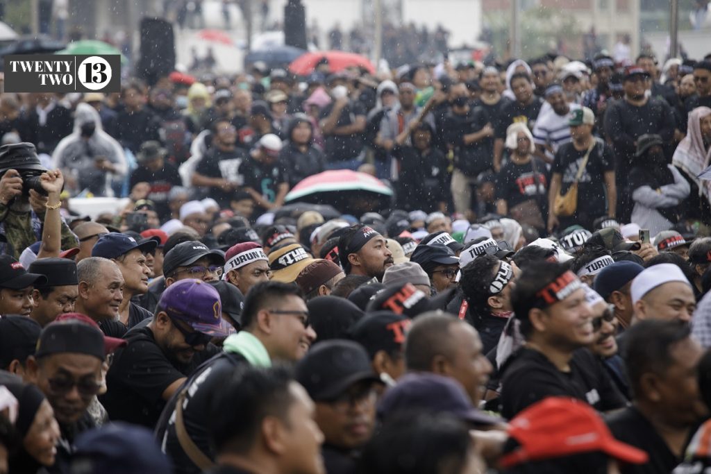 Rally goers at the Turun Anwar rally in Kuala Lumpur on July 26, 2025. Image: Twentytwo13