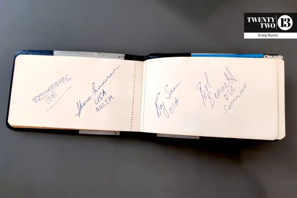 Cheah Tong Kim collected the autographs of many famous athletes at the 1964 Olympics.